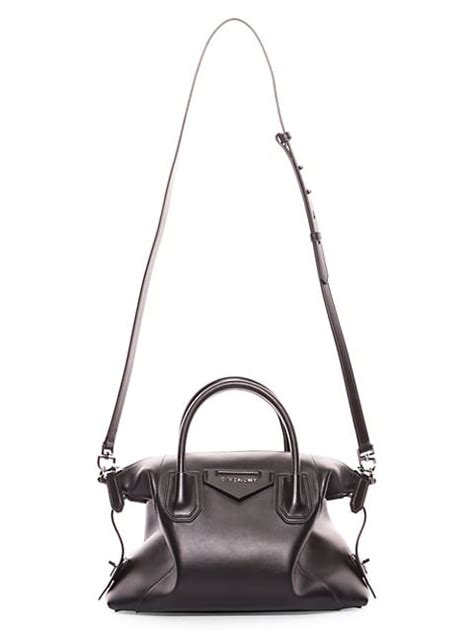 small antigona soft leather satchel